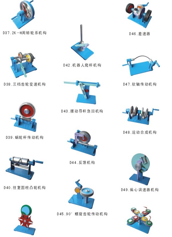 KH-MX22機(jī)構(gòu)運(yùn)動(dòng)簡圖測繪模型(50件) KH-MX22機(jī)構(gòu)運(yùn)動(dòng)簡圖測繪模型(50件)